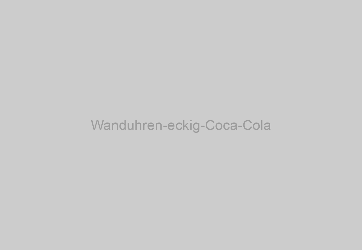 Wanduhren-eckig-Coca-Cola