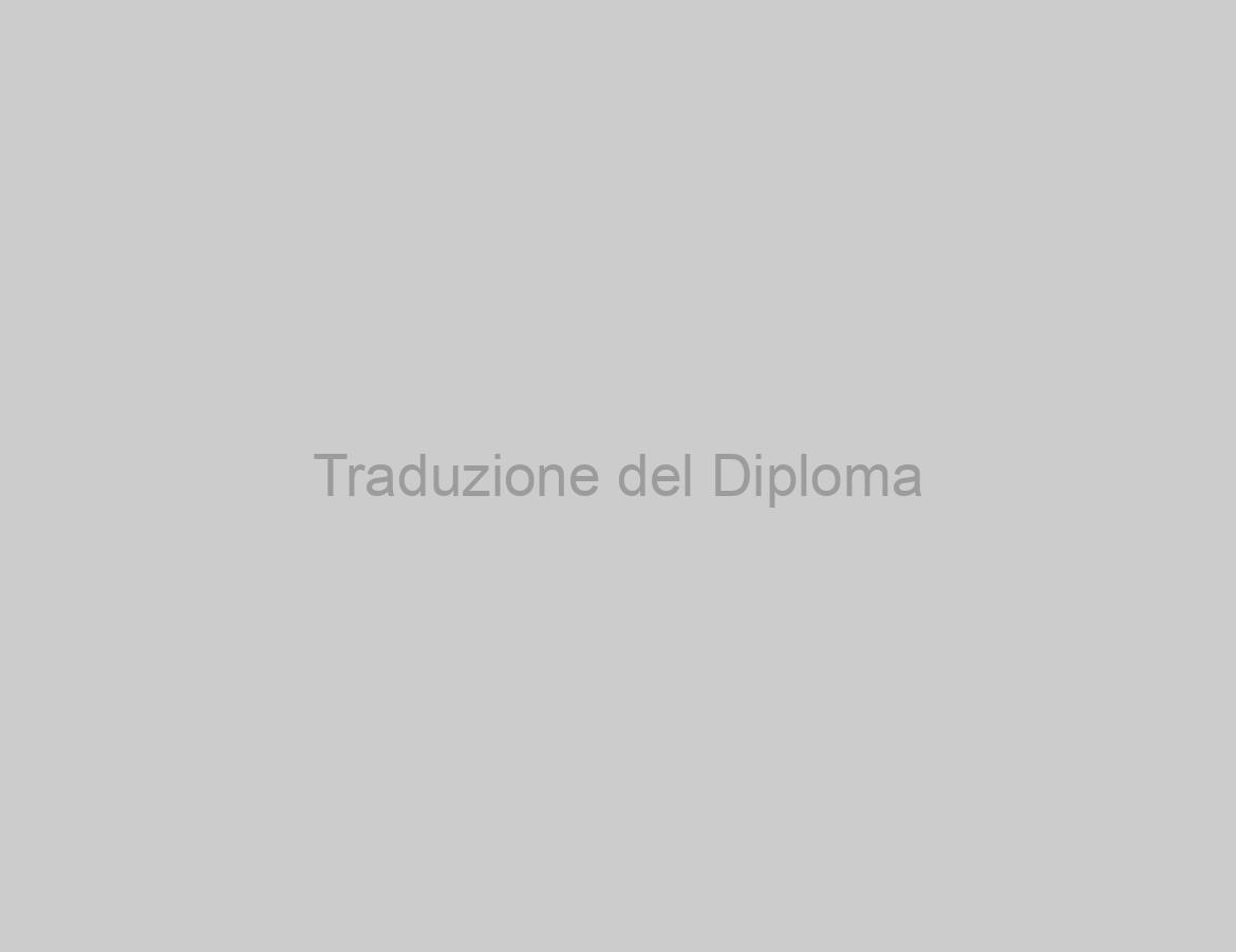 Traduzione del Diploma