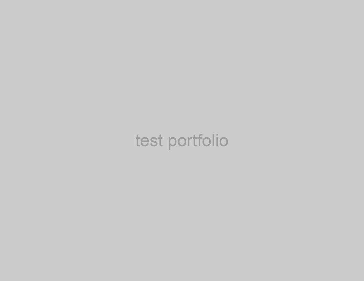 test portfolio