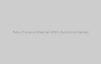Putin, Trump to Meet at APEC Summit in Vietnam