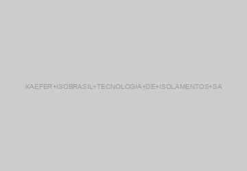 Logo KAEFER ISOBRASIL TECNOLOGIA DE ISOLAMENTOS SA