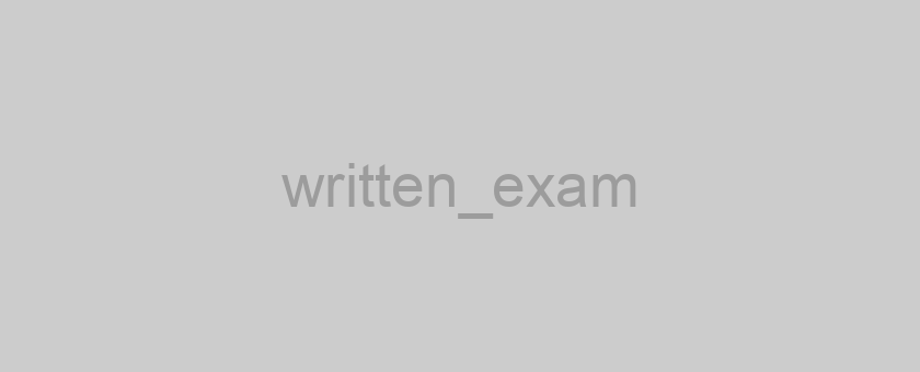 written_exam