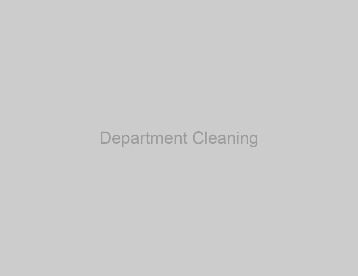 Department Cleaning