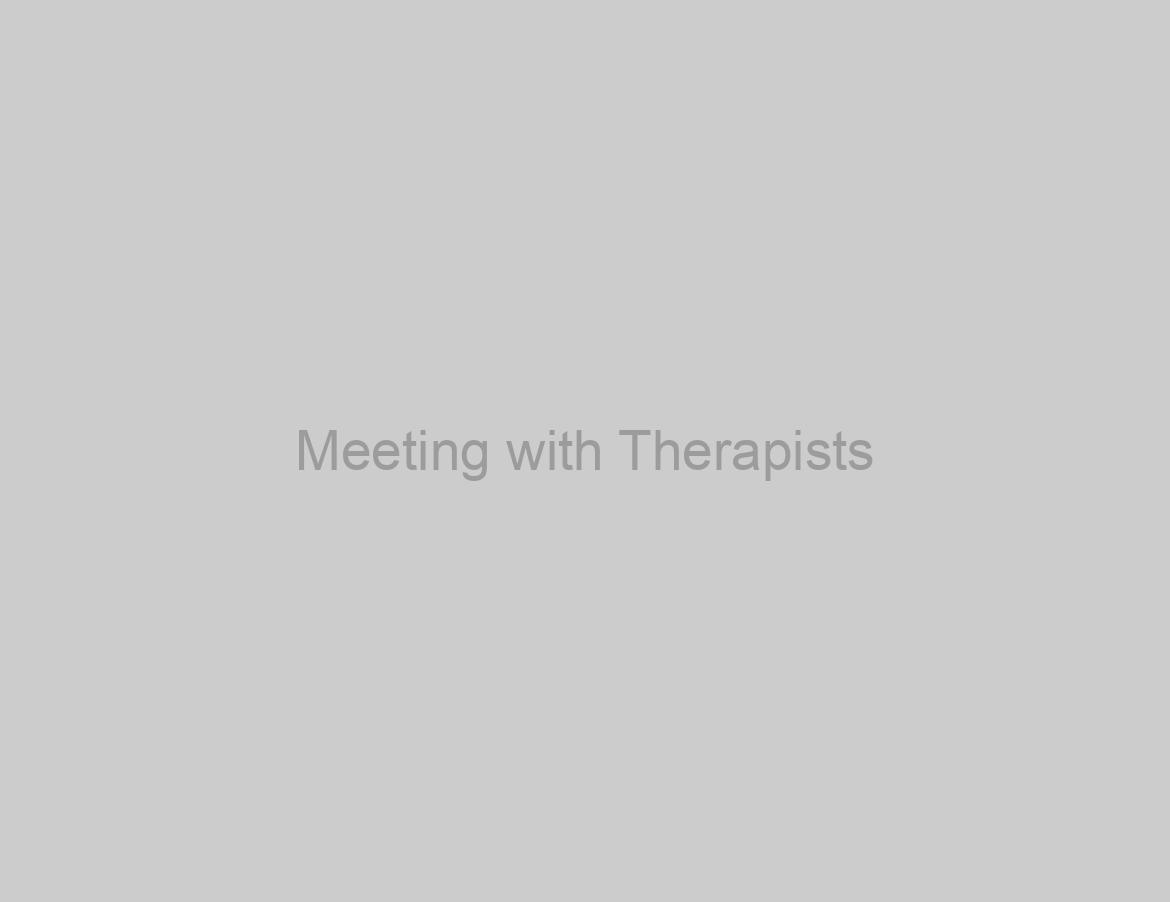 Meeting with Therapists