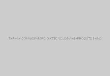 Logo T. P. I. -COMÉRCIO. TECNOLOGIA E PRODUTOS IND