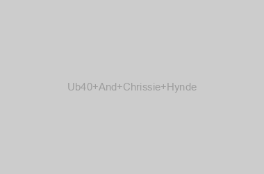 Ub40 And Chrissie Hynde