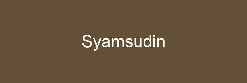 Syamsudin