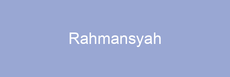 Rahmansyah